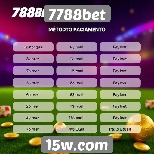 Métodos de pagamento aceitos no 7788bet